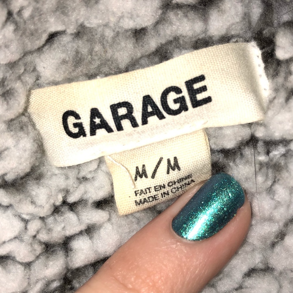 Garage Puffy Grey Coat - Picture 2 of 2